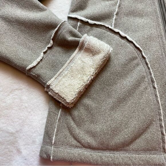 Exofficio Light Tan/Crean Asymmetrical Zip Jacket Size Large - Picture 8 of 12